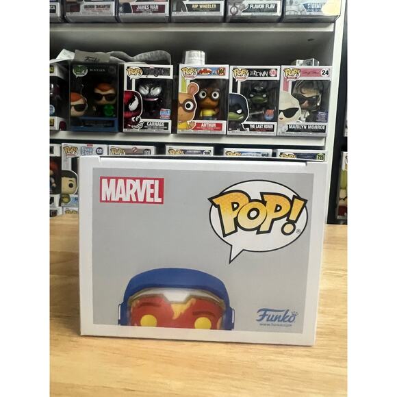 EXCLUSIVE Human Torch Space Suit Fantastic 4 Funko Pop Bobblehead #1521 Marvel - Picture 5 of 6